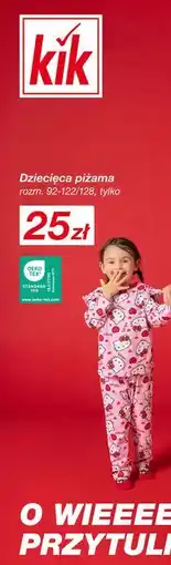 KiK Dziecięca piżama (rozm. 92-122/128) oferta