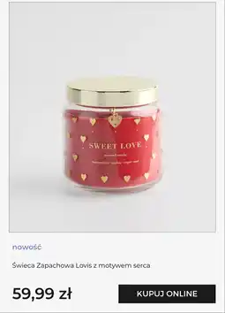 Home&You Świeca Zapachowa Lovis z motywem serca oferta