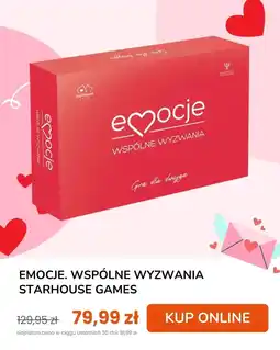 taniaksiazka.pl Gra EMOCJE. WSPÓLNE WYZWANIA STARHOUSE GAMES oferta