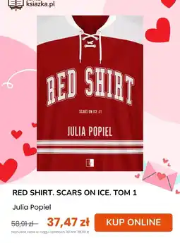 taniaksiazka.pl Książka RED SHIRT. SCARS ON ICE. TOM 1 Julia Popiel oferta