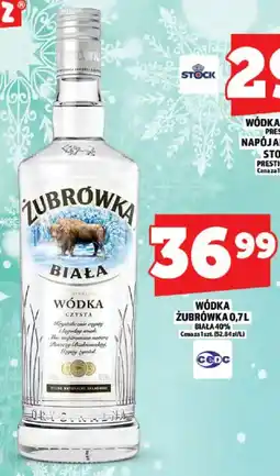 Topaz Wódka żubrówka biała 40% oferta
