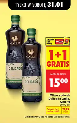 Biedronka Oliwa z oliwek Gallo oferta