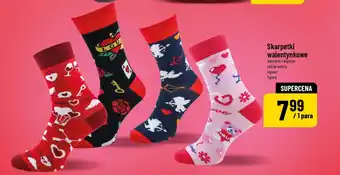 Skarpetki walentynkowe damskie i męskie Agmar