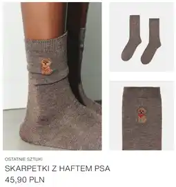 ZARA Skarpetki z haftem psa oferta