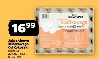 Jaja z chowu ściółkowego rozm. M