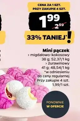 Netto Mini pączek migdałowo-kokosowy oferta