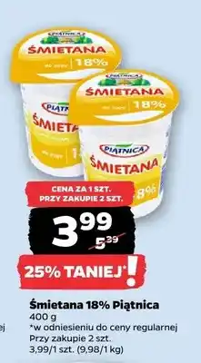 Netto Śmietana 18% Piątnica oferta
