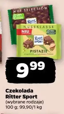 Netto Czekolada Ritter Sport wybrane rodzaje oferta