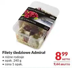 Makro Filety śledziowe Admirał różne rodzaje oferta