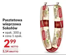 Makro Pasztetowa wieprzowa Sokołów oferta