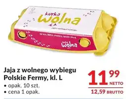 Makro Jaja z wolnego wybiegu Polskie Fermy, kl. L oferta
