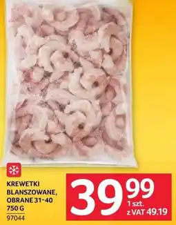 Selgros Krewetki blanszowane obrane 31-40 oferta