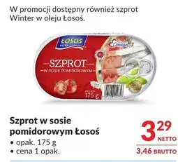 Makro Szprot w sosie pomidorowym Łosoś oferta