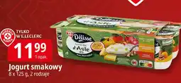 E.Leclerc Jogurt owocowy smaki azji Wiodąca Marka Delisse oferta
