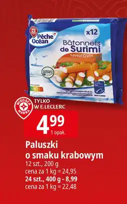 E.Leclerc Paluszki rybne surimi Wiodąca Marka Peche Ocean oferta