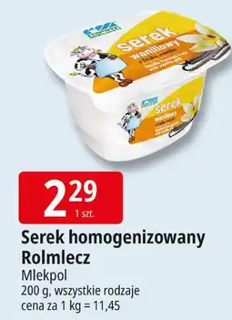 E.Leclerc Serek waniliowy Rolmlecz oferta
