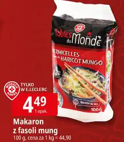 E.Leclerc Makaron nitki ze skrobii z fasoli mung i ziemniaczanej marque repere Wiodąca Marka Tables Du Monde oferta