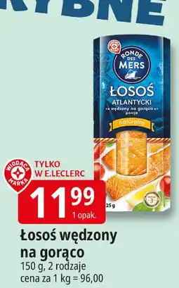 E.Leclerc Łosoś wędzony na gorąco Wiodąca Marka Ronde Des Mers oferta