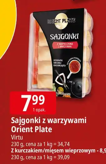 Sajgonki z mięsem Orient Plate