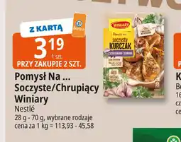 E.Leclerc Soczysty kurczak z czosnkiem i ziołami Winiary Pomysł Na oferta