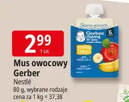 E.Leclerc Deserek banan i jabłko Gerber Natural For Baby oferta
