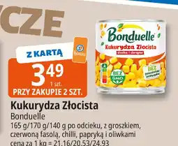 E.Leclerc Kukurydza złocista z papryką i oliwkami Bonduelle oferta