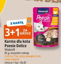 E.Leclerc Kurczak w sosie Vitakraft Poesie Deli Sauce oferta