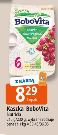 E.Leclerc Kaszka mleczno-ryżowa malina Bobovita oferta