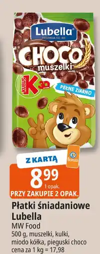 E.Leclerc Płatki piegołaki Lubella Mlekołaki oferta