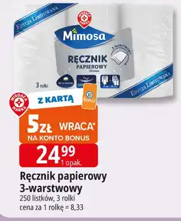E.Leclerc Ręcznik papierowy 3-warstwowy Wiodąca Marka Mimosa oferta