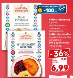 Kaufland Kotlet schabowy z puree ziemniaczanym i burakami z czosnkiem oferta