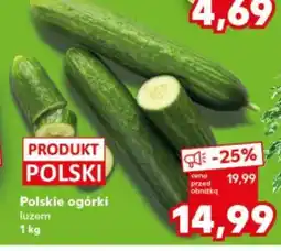 Kaufland Ogórki polskie luzem oferta