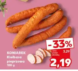 Kaufland Kiełbasa koniarek pieprzona oferta