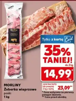 Kaufland Żeberka wieprzowe paski oferta