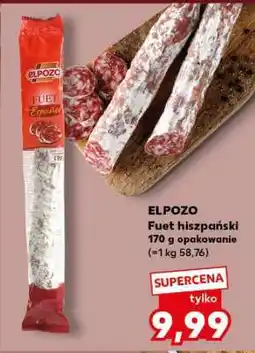 Kaufland ELPOZO Fuet hiszpański oferta