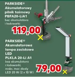 Kaufland PARKSIDE Akumulatorowy pilnik taśmowy PBFA20-LiA1 oferta