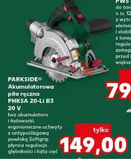 Kaufland PARKSIDE Akumulatorowa piła ręczna PHKSA 20-Li B3 20 V oferta