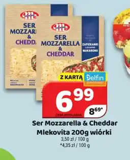 Delfin Mlekovita Ser Mozzarella & Cheddar oferta