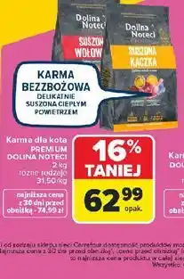 Carrefour Dolina Noteci Air Dried Food for cats oferta