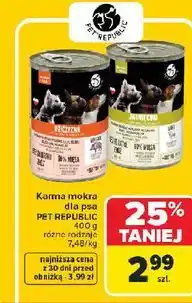 Carrefour Karma mokra dla psa PET REPUBLIC oferta