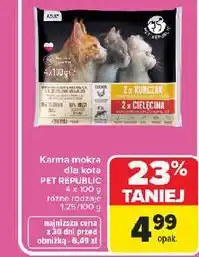 Carrefour Karma mokra dla kota PET REPUBLIC oferta