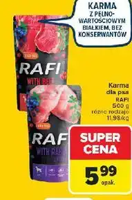 Carrefour RAFI With Beef - Karma dla psa oferta