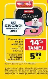 Carrefour Animonda Vom Feinsten - Karma mokra dla psa oferta