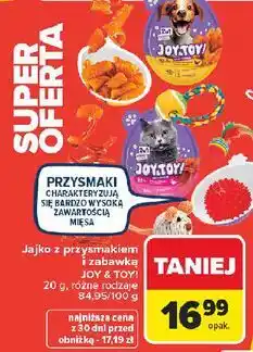 Carrefour Jajko z przysmakiem i zabawką JOY & TOY oferta