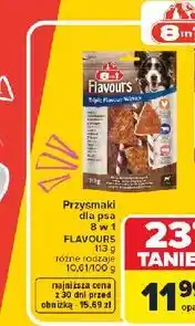Carrefour Przysmaki dla psa 8 w 1 FLAVOURS oferta
