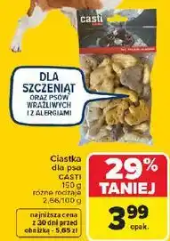 Carrefour Ciasteczka dla psa CASTI oferta