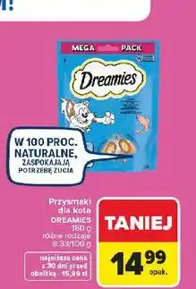 Carrefour Dreamies Przysmaki dla kota MEGA PACK oferta
