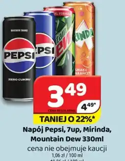 Delfin Napój Pepsi, 7up, Mirinda, Mountain Dew oferta