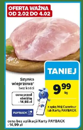 Szynka wieprzowa bez kości