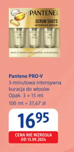 dm drogerie markt Pantene PRO-V 3-minutowa intensywna kuracja do włosów oferta